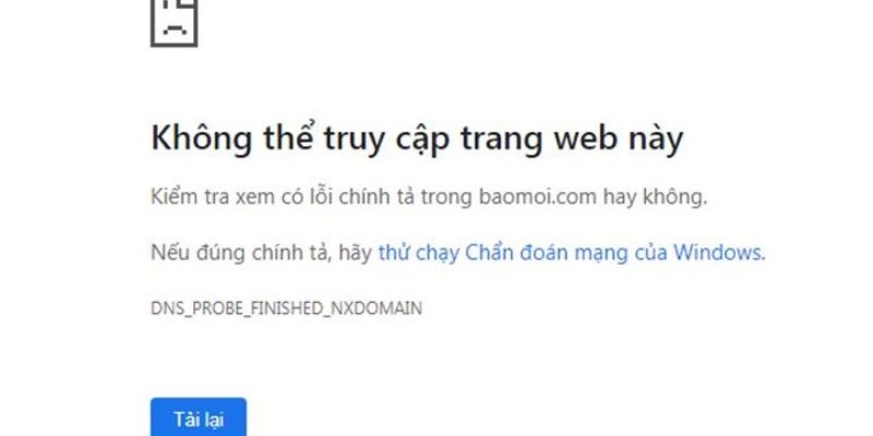 Nguyên nhân dẫn đến tình trạng không truy cập BJ38