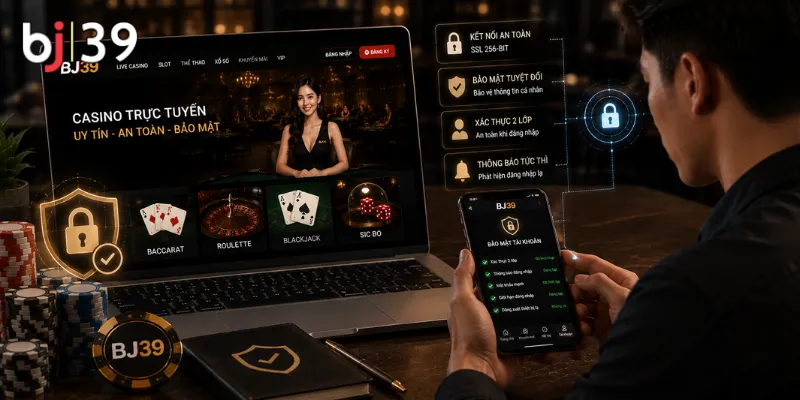 Chủ động bảo mật khi tìm hiểu casino trực tuyến trên thiết bị cá nhân