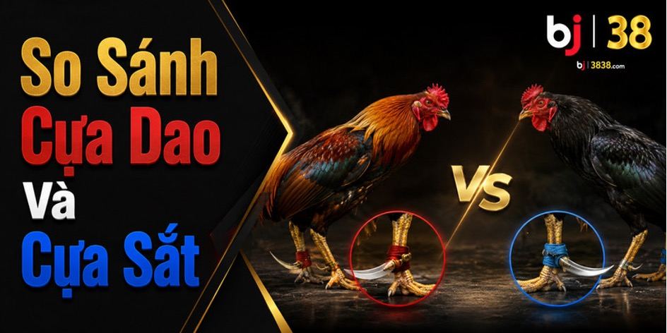 So sánh cựa dao và cựa sắt