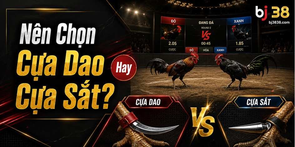Nên chọn cựa dao hay cựa sắt